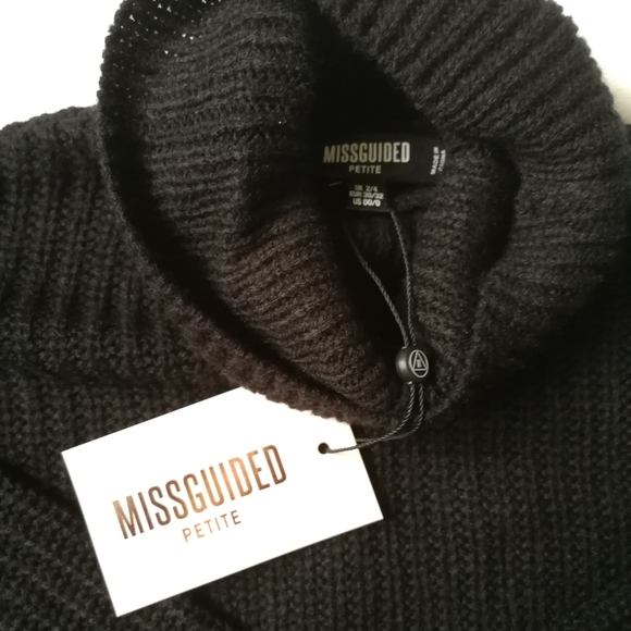NWT MISSGUIDED PETITE roll neck crop jumper - Picture 2 of 3